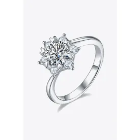 1 Carat Moissanite Zircon Ring