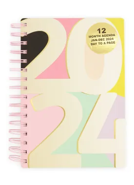 2024 Foil Graphic Daily Planner