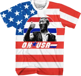 American Flag OK USA Bloodsport T-Shirt