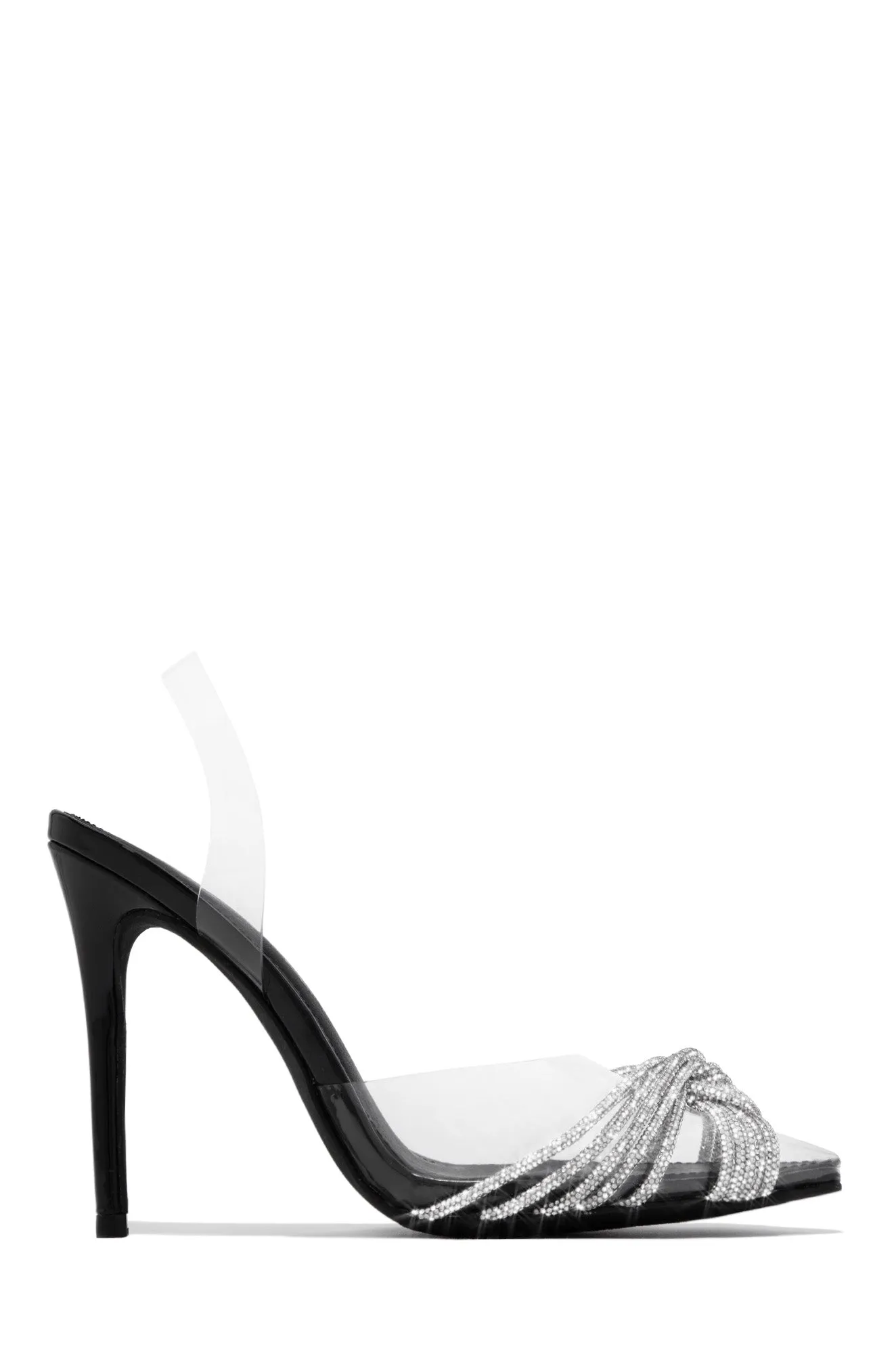 Anya Embellished Pointed Toe Pumps - Silver