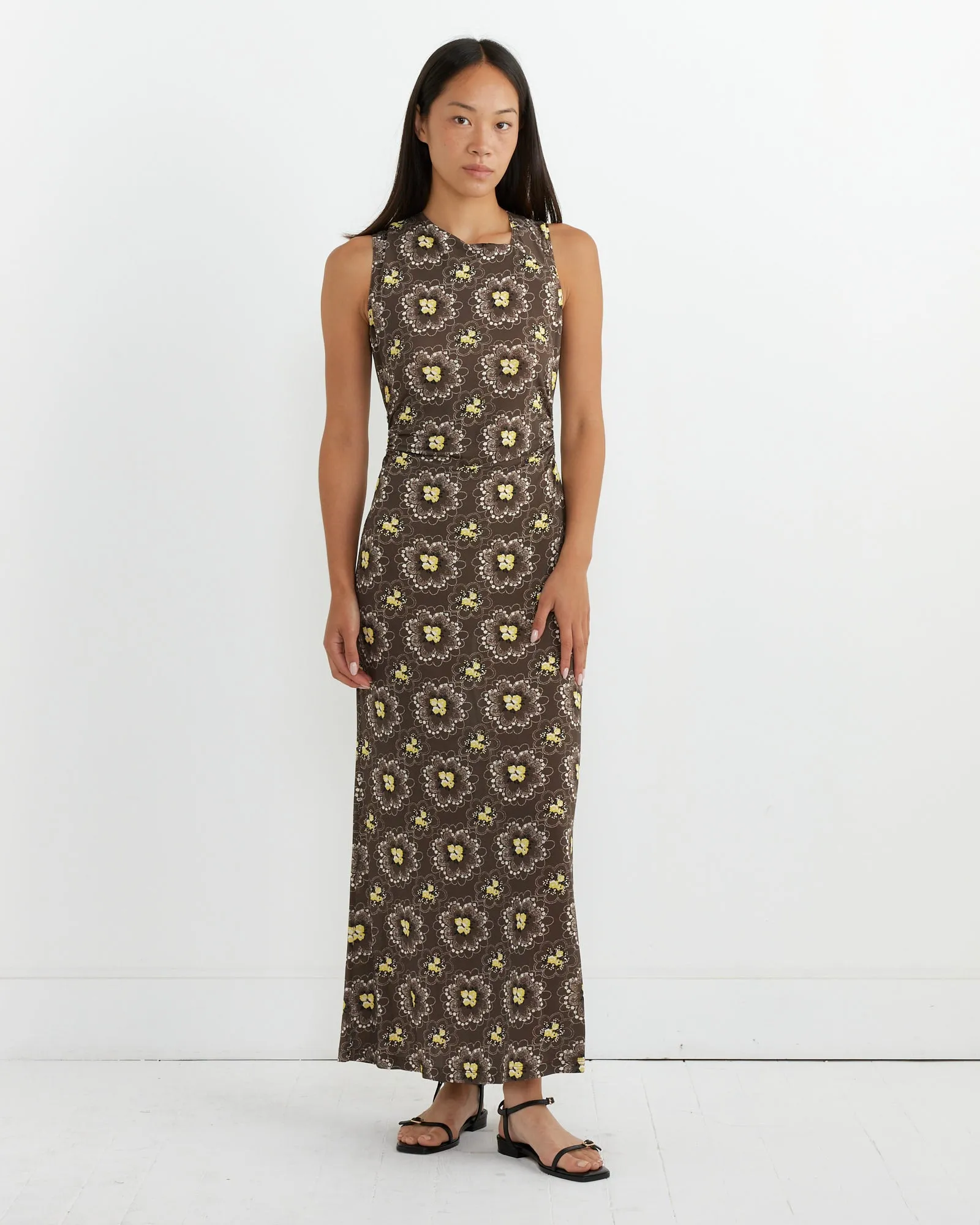 Astoria Dress in Brown