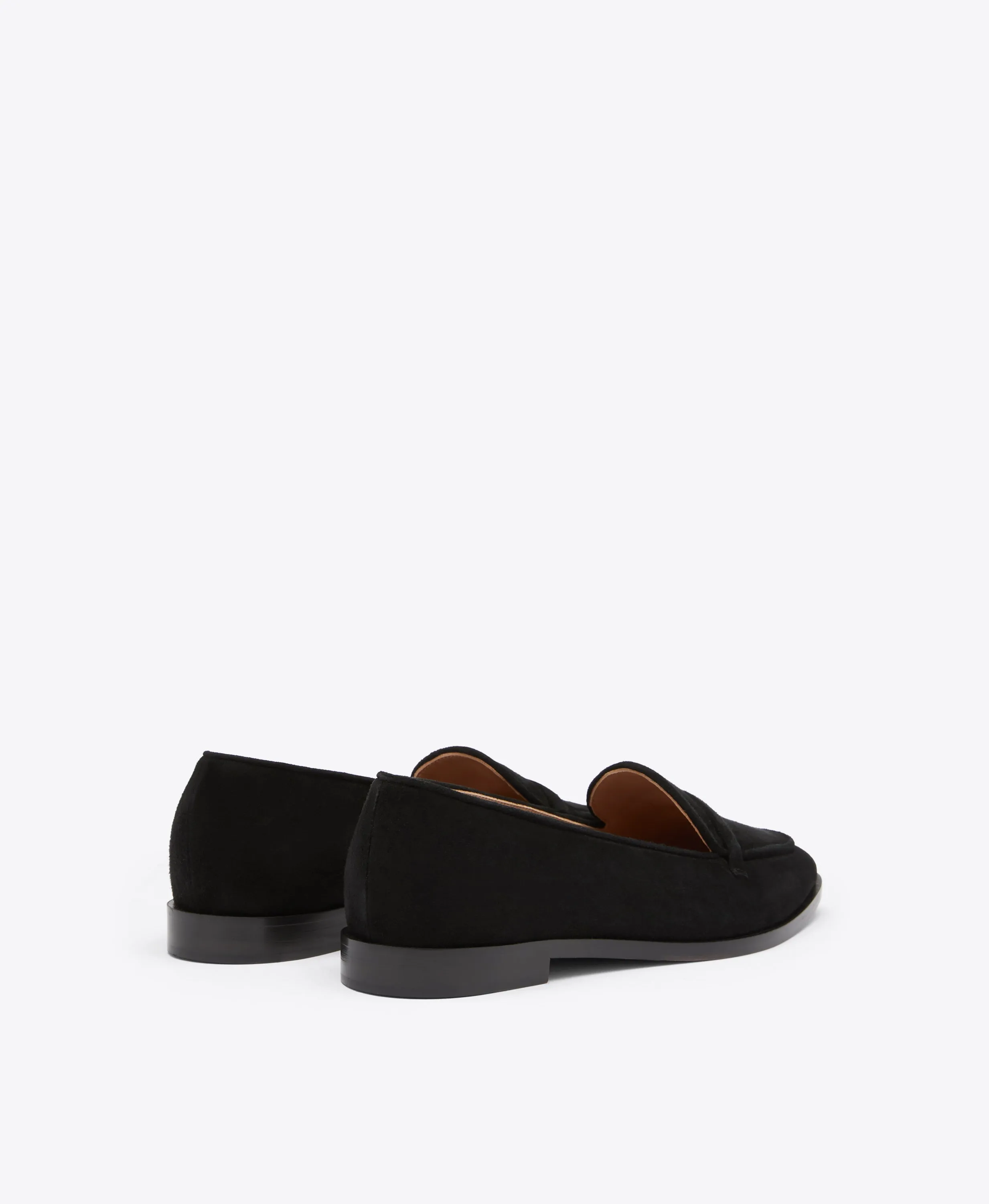 Barry Black Suede Loafers