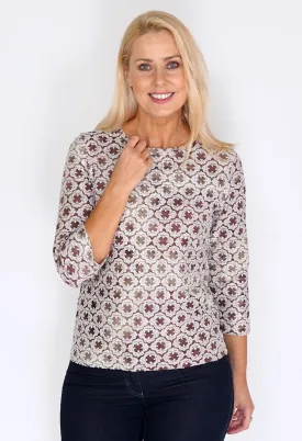 Bicalla Lace Textured Top