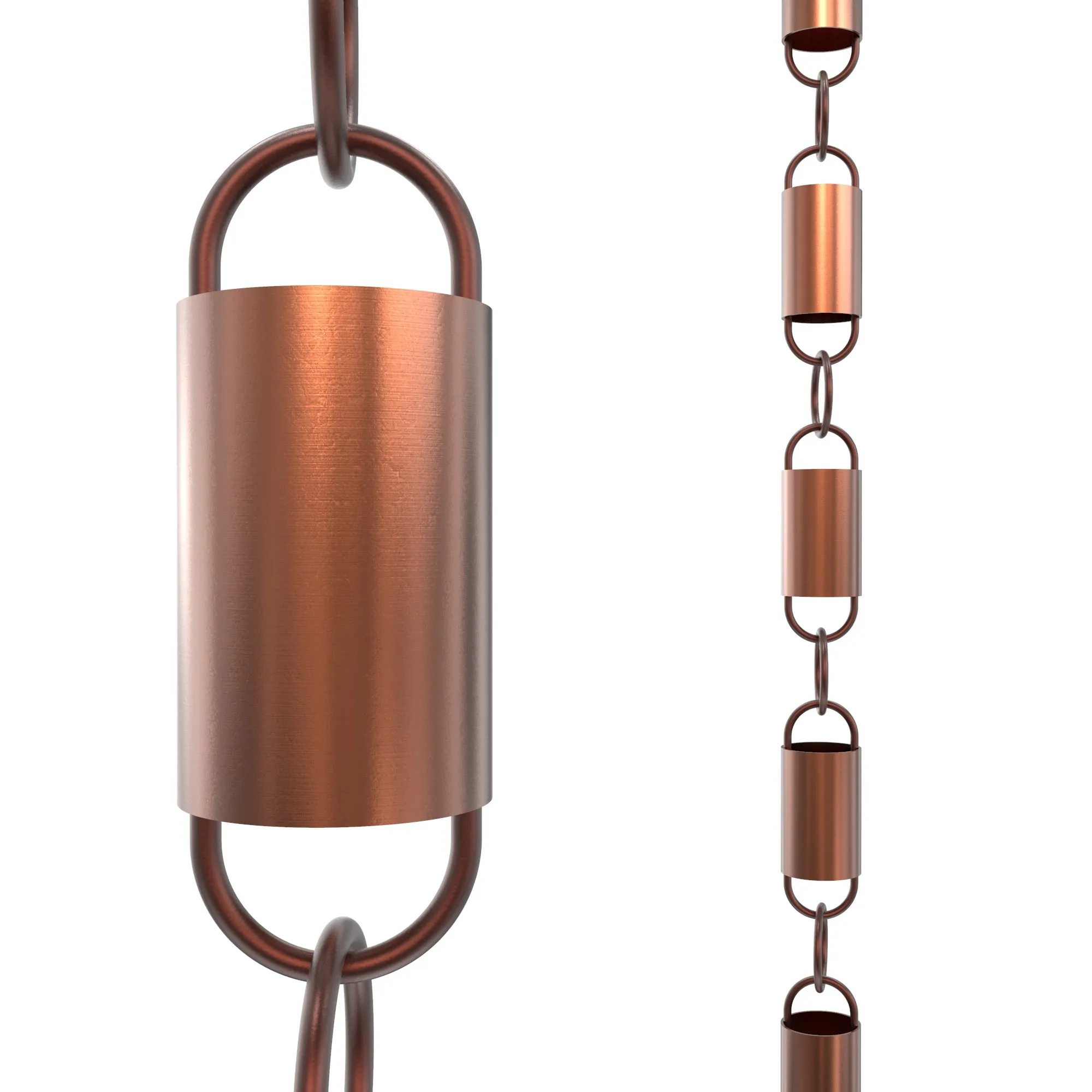 Channel Link Rain Chain (Copper)