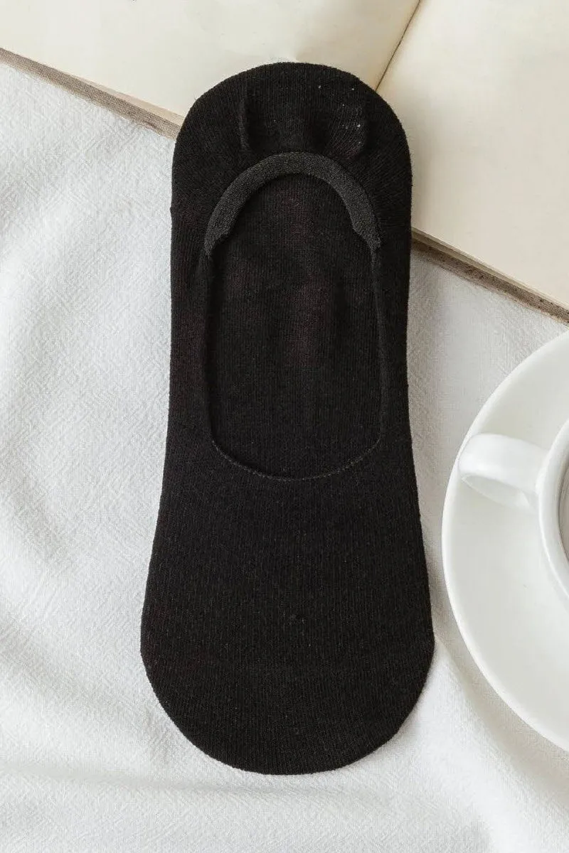 COTTON SILICONE NON SLIP SHORT SOCKS