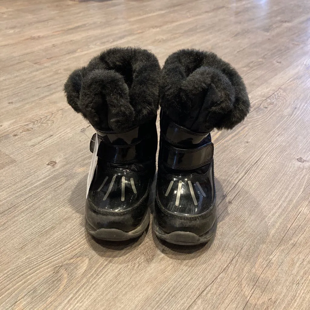 Cougar Black Fur Winter Boots Size 13