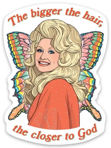 Dolly Hair Sticker