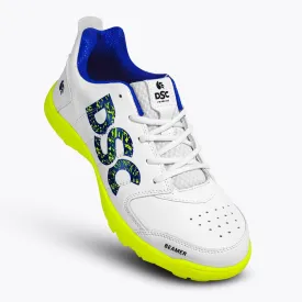 DSC Beamer Cricket Shoes (White/Yellow)