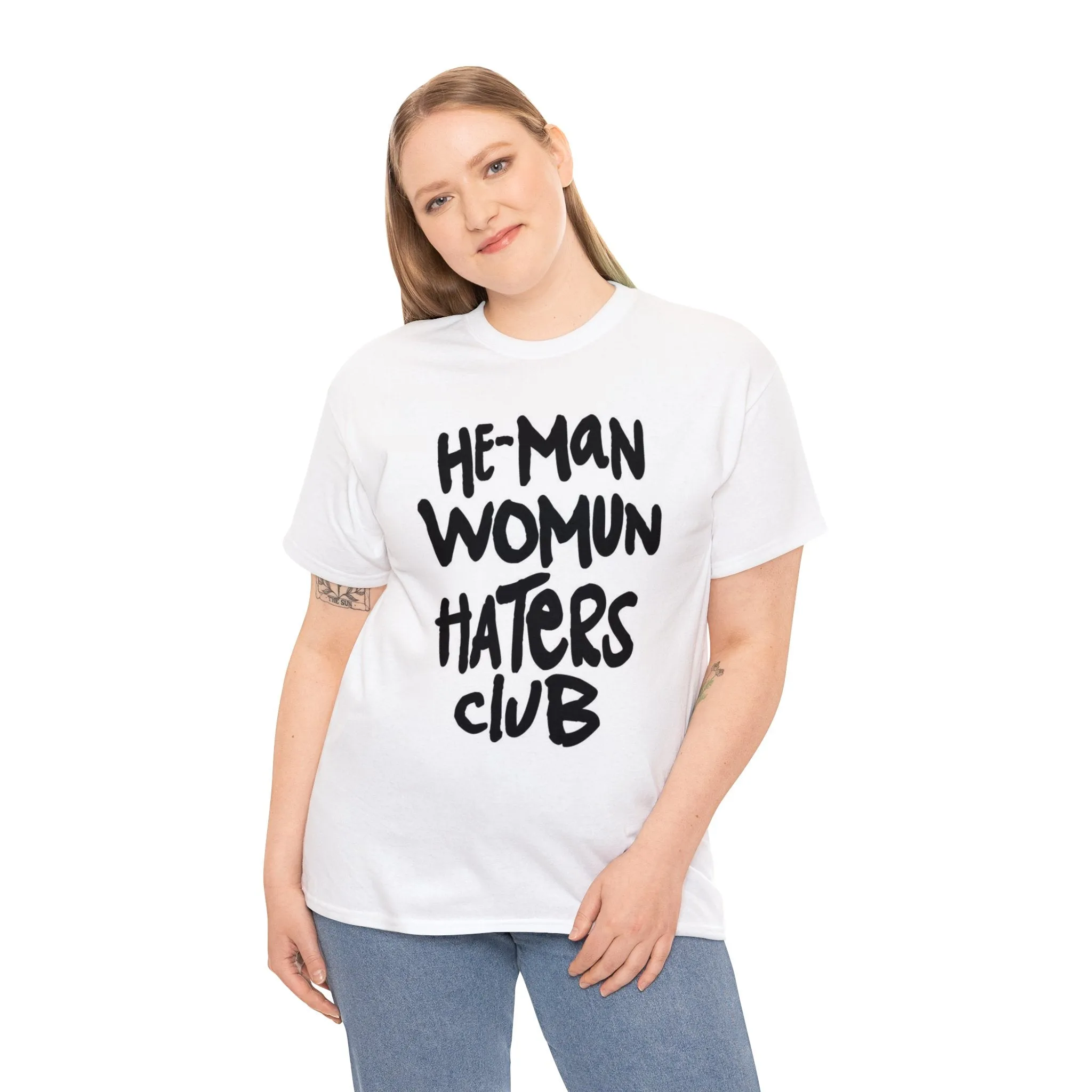 He-man womun haters club Unisex Heavy Cotton Tee