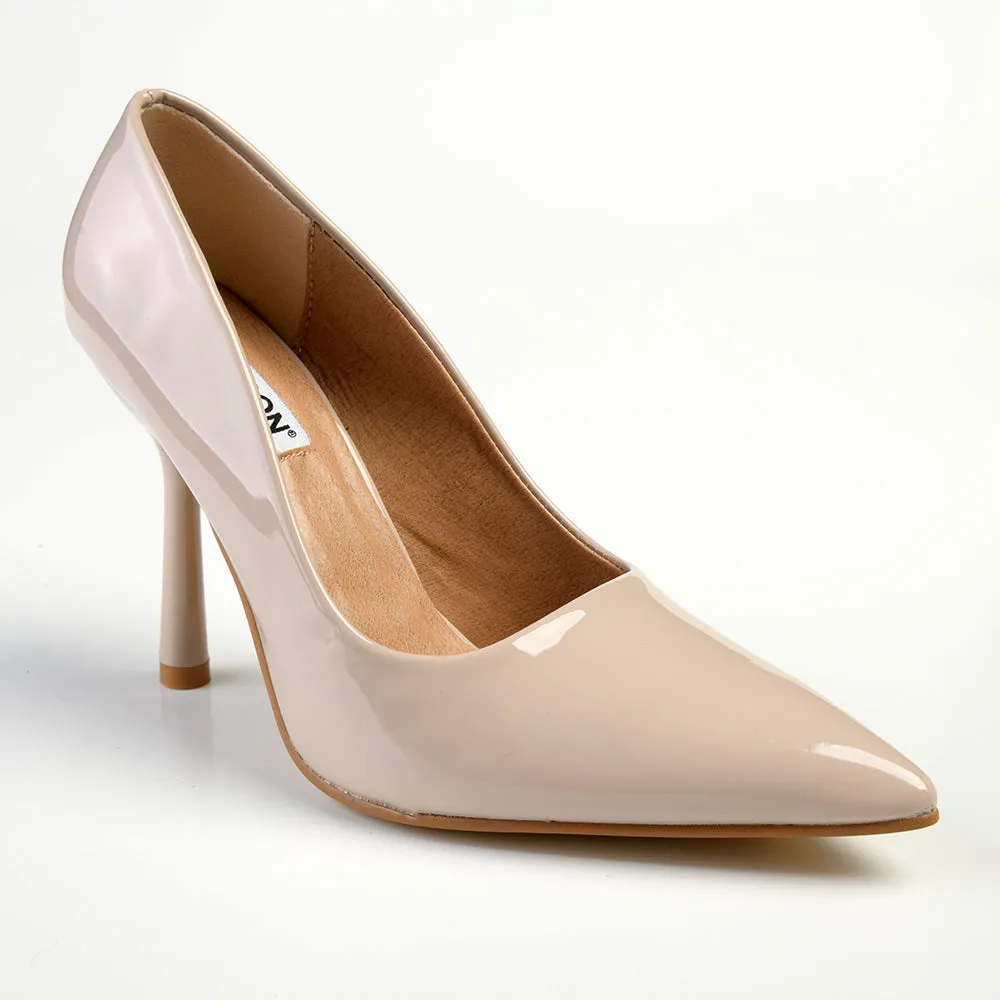 Madison Lila 4 Court Heels - Nude