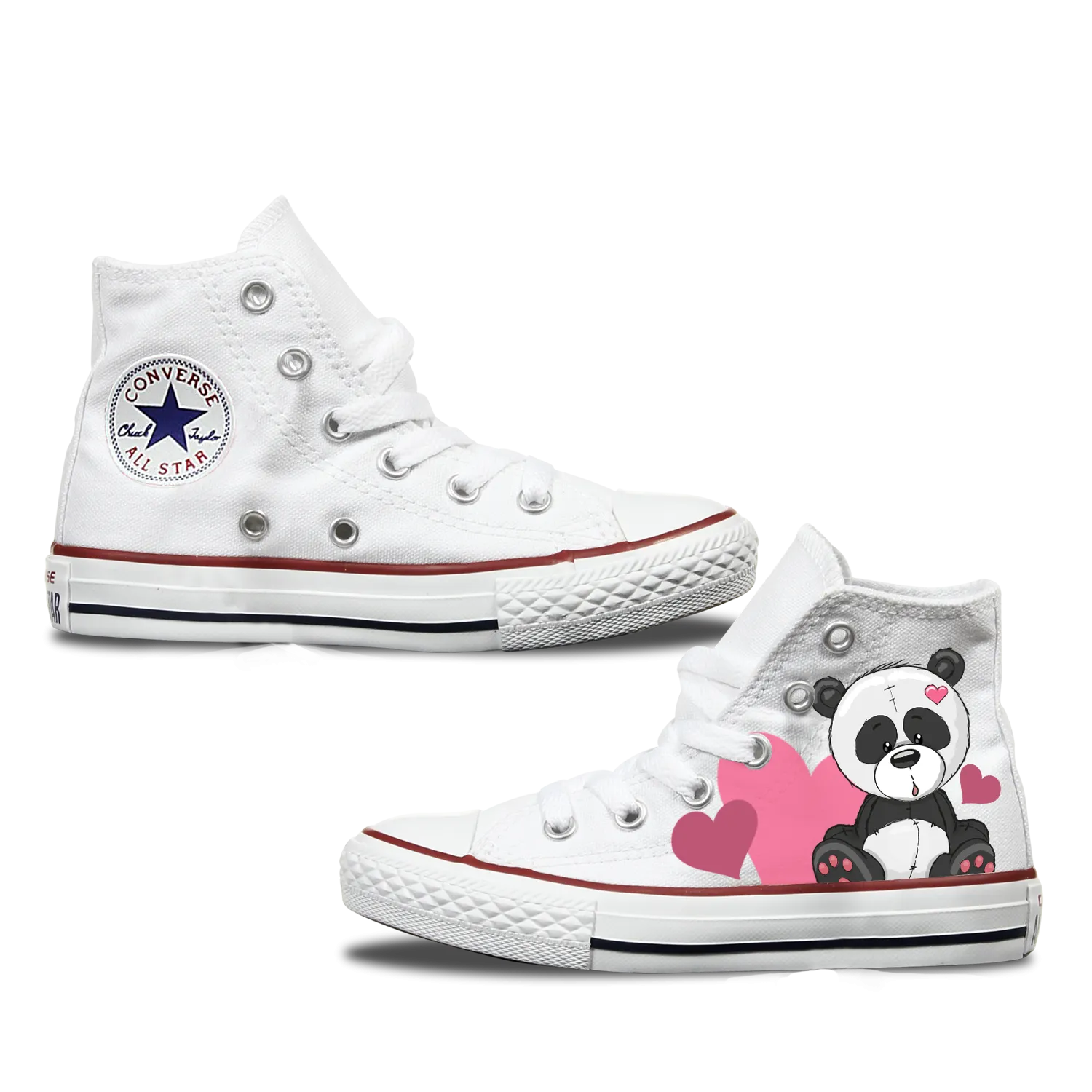 Panda Kids Personalised Converse