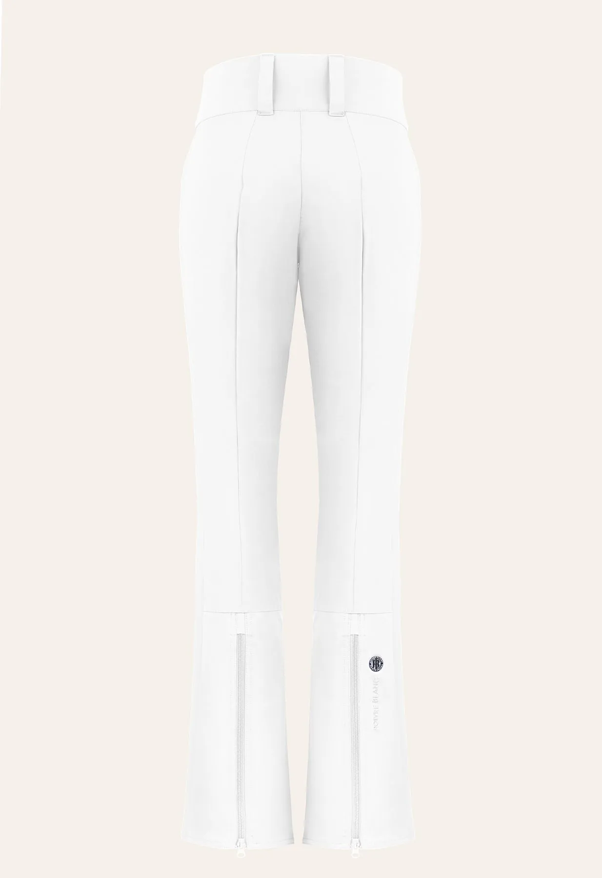 Poivre Blanc W24-0822 Shorter length Stretch Ski Pant in White