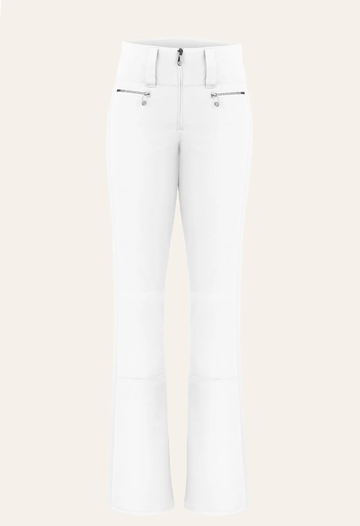 Poivre Blanc W24-0822 Shorter length Stretch Ski Pant in White