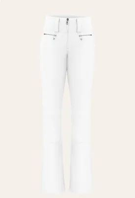 Poivre Blanc W24-0822 Shorter length Stretch Ski Pant in White