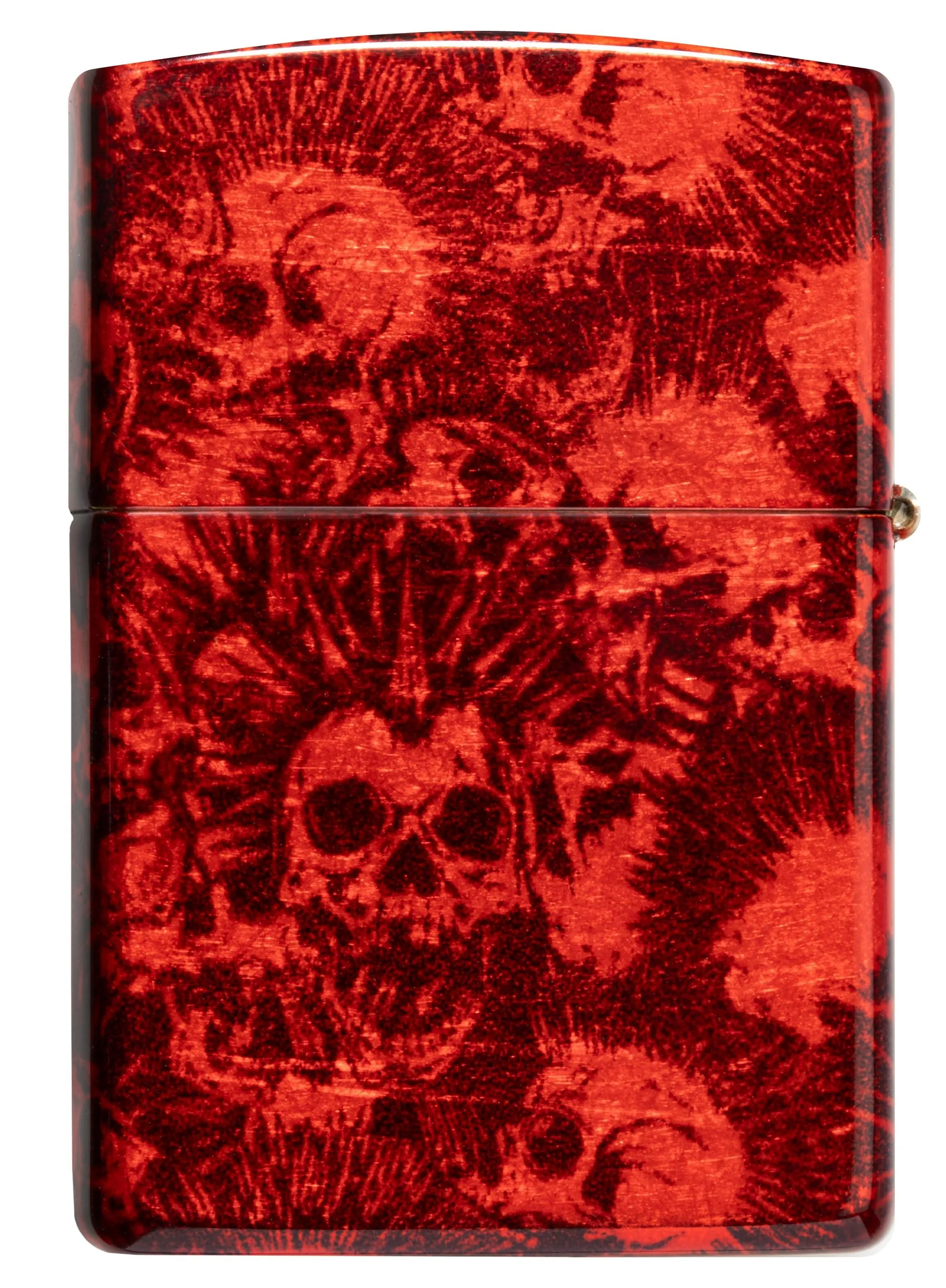 Red Punk Skulls Design