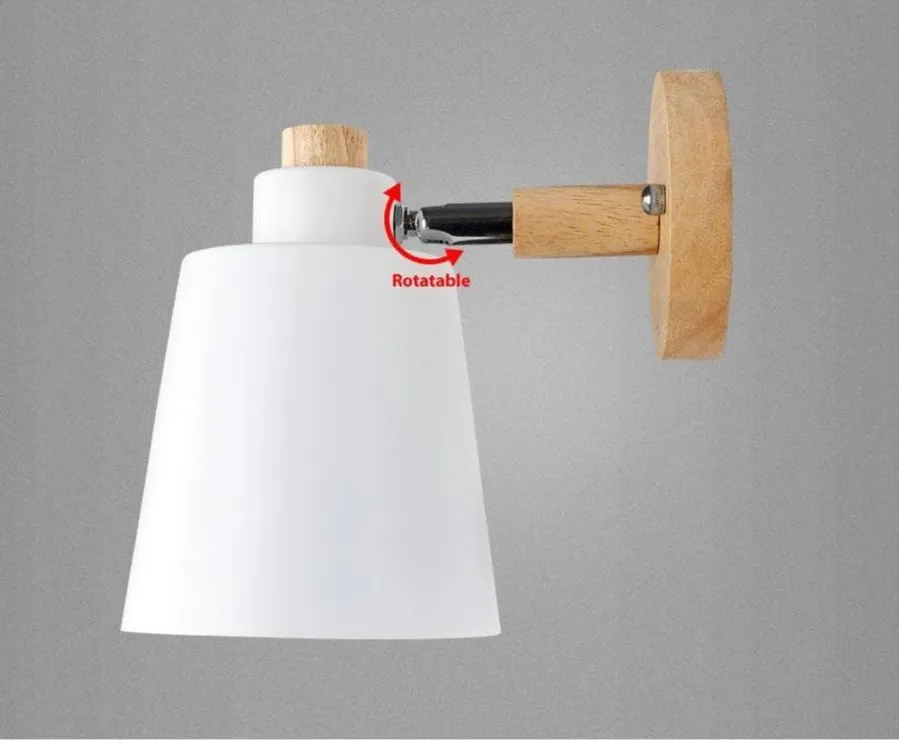 Rotating Reading Lamp with Plug