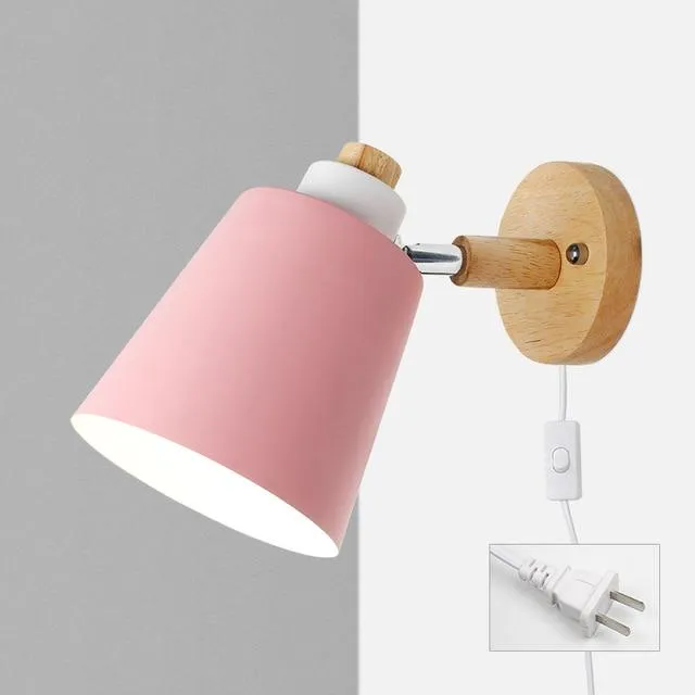 Rotating Reading Lamp with Plug