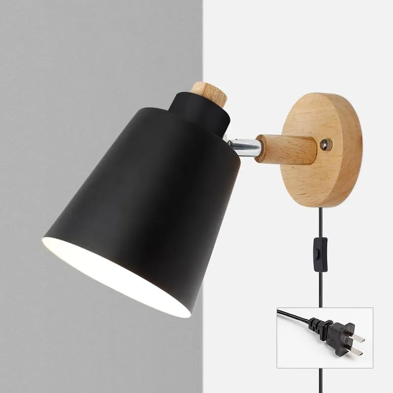 Rotating Reading Lamp with Plug