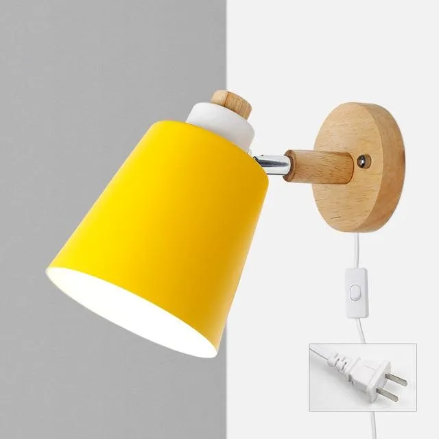 Rotating Reading Lamp with Plug