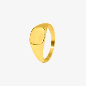 Rounded Signet Ring (G)