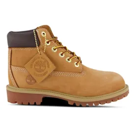 Timberland 6-Inch Premium Boot Kids Wheat Nubuck Unisex Size 3