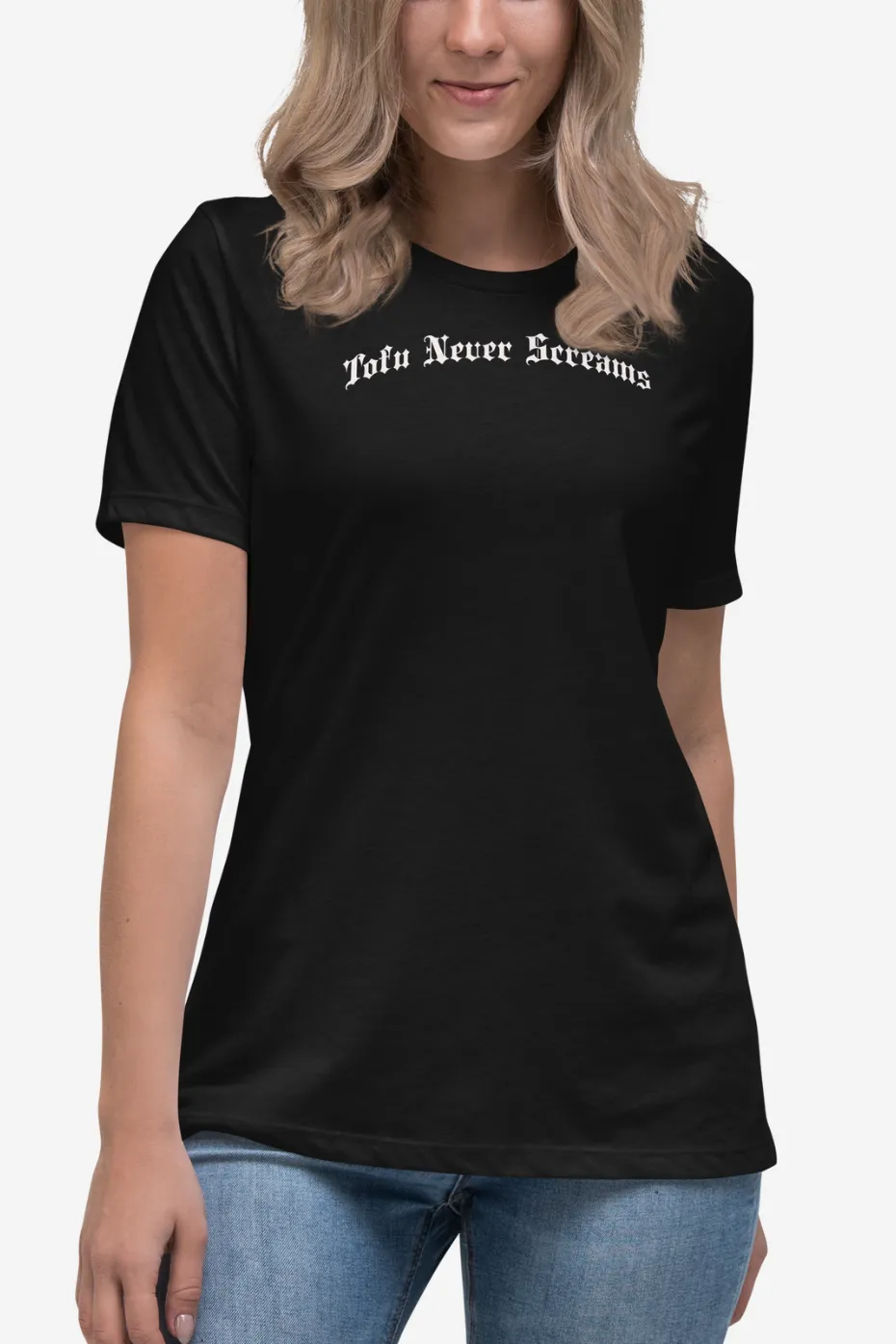 Tofu Never Screams Women's Relaxed T-Shirt