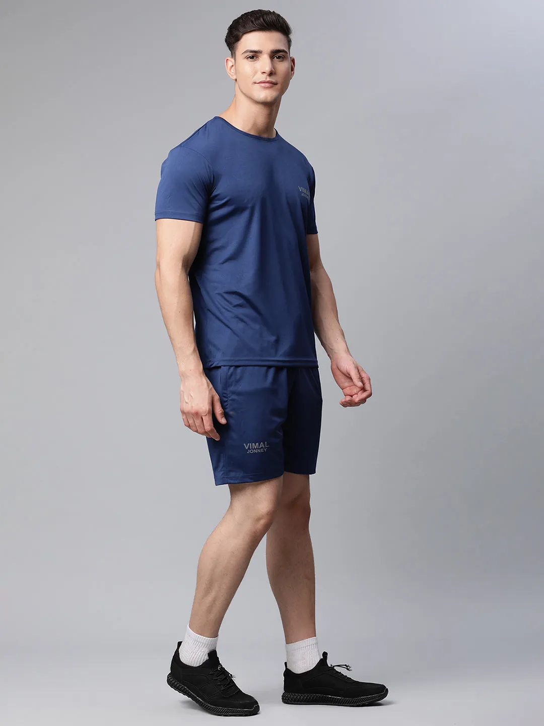 Vimal Jonney Dryfit Solid Blue Tracksuit for Men